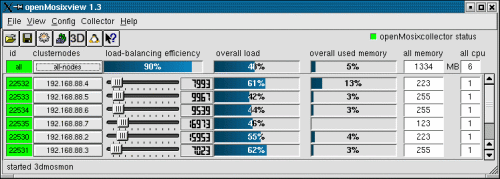 Main application window